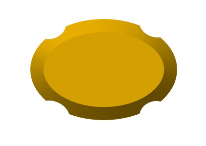 GR Pottery Forms Plaque Oval - 5
