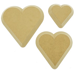 GR Pottery Forms 3 Heart Set