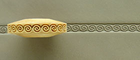 MKM Pottery Tools Greek Key Round
