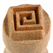 MKM Pottery Tools Square Spiral