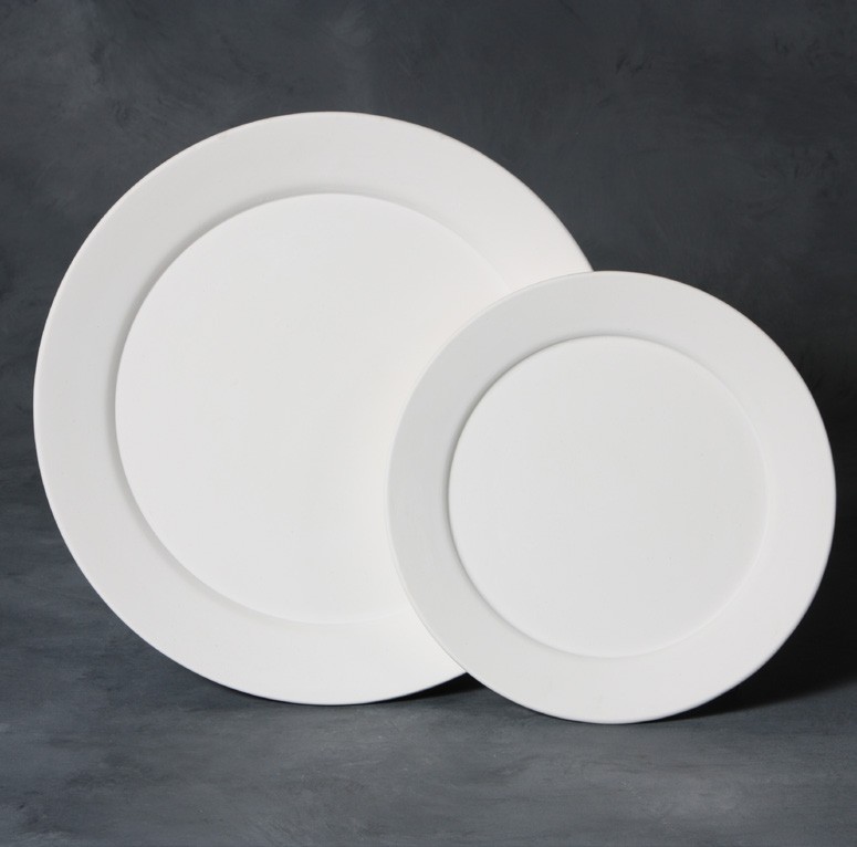 Mayco Stoneware Bisque - Modern Dinner Plate