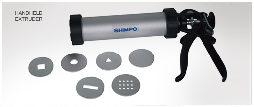 Shimpo Extruder Hand Held with Dies